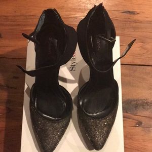 Style & Co Glittery Ankle Straps